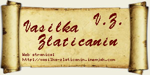 Vasilka Zlatičanin vizit kartica